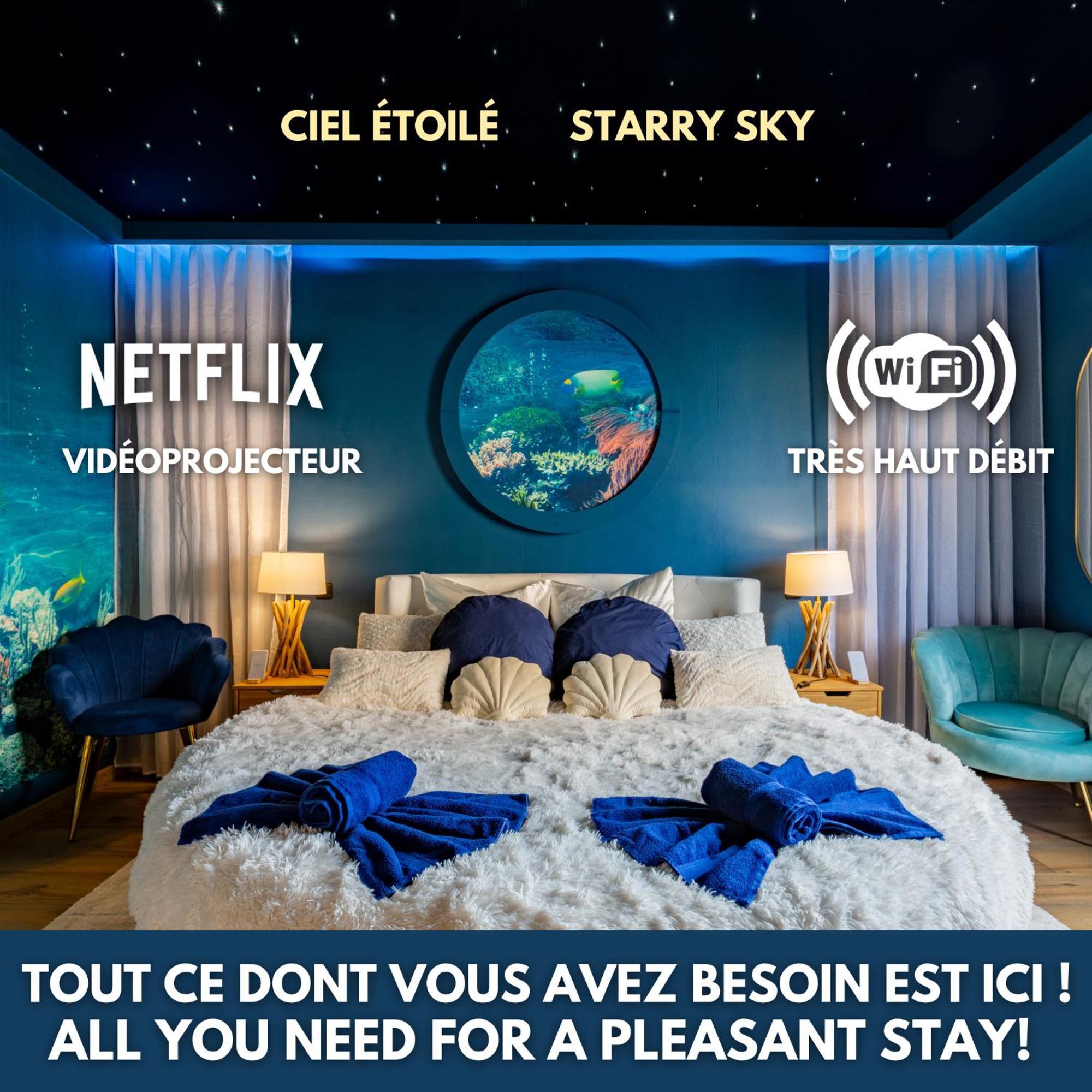 Lit Rond Tres Grand Et Confortable - Garage Possible Ou Parking Gratuit Rue - Gare 2 Min Et Ville 4 Min En Tram - Ciel Etoile - Netflix Videoprojecteur - Luxe Et Evasion 스트라스부르 외부 사진